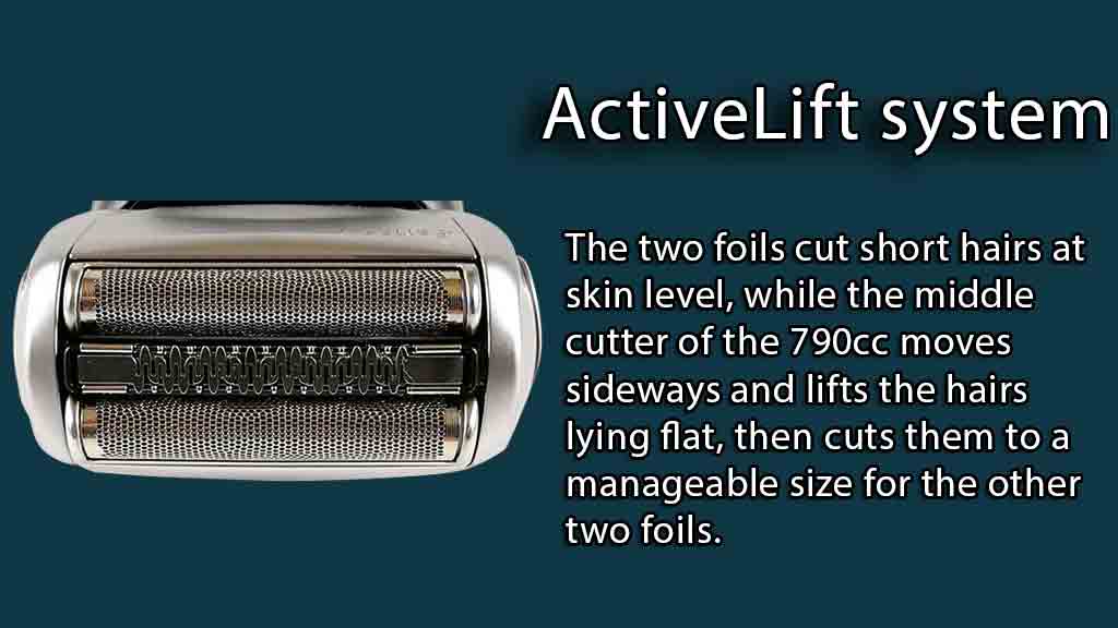 ActiveLift Trimmer, Braun Series 7 790cc