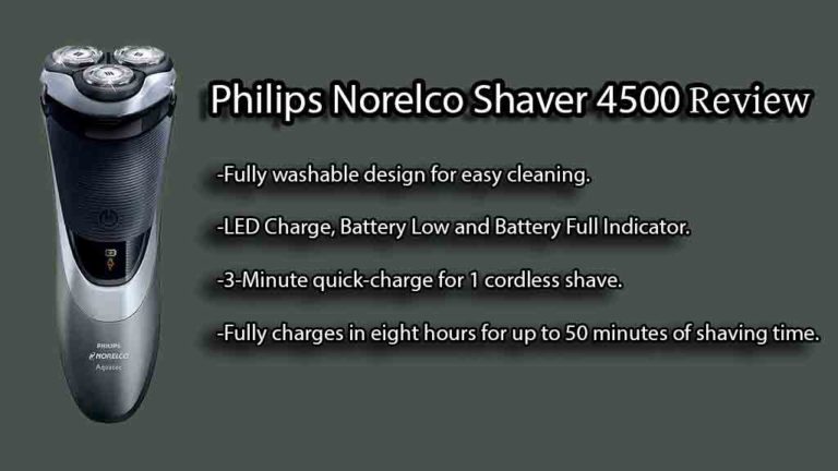 4 Feature of Norelco Electric Razor 4500