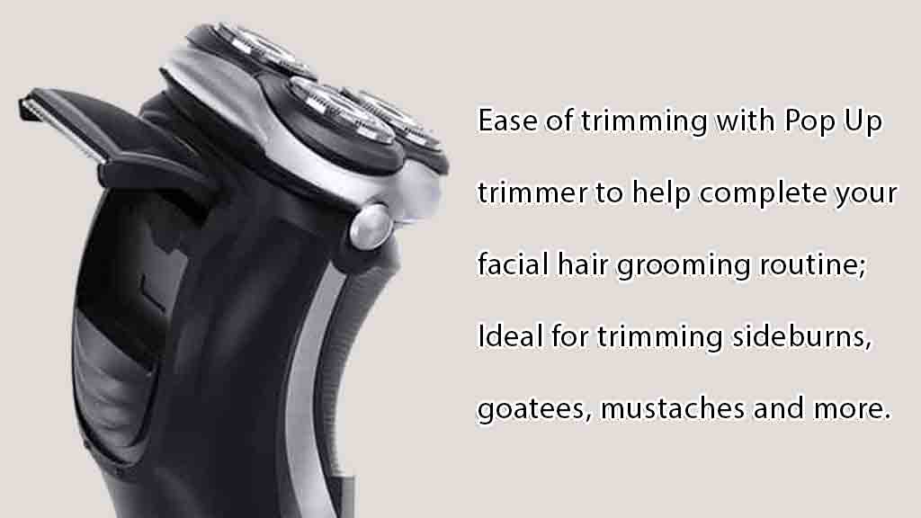 Pop Up Trimmer of Norelco 4500