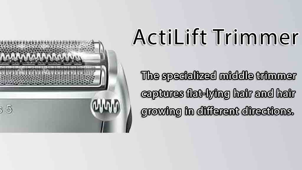 ActiLift Trimmer of Braun Series 5 5190cc