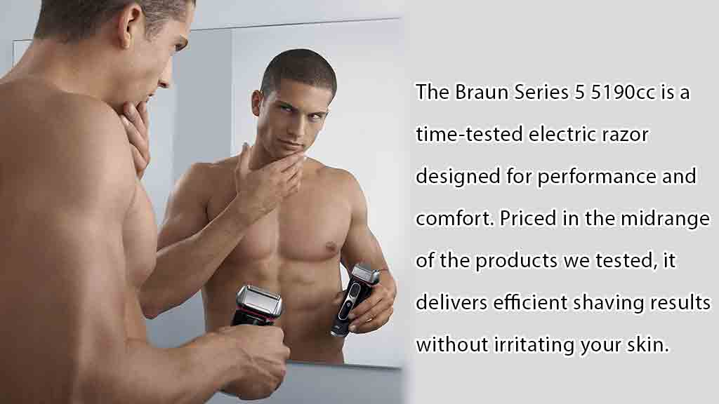 Shaving with Braun Series 5