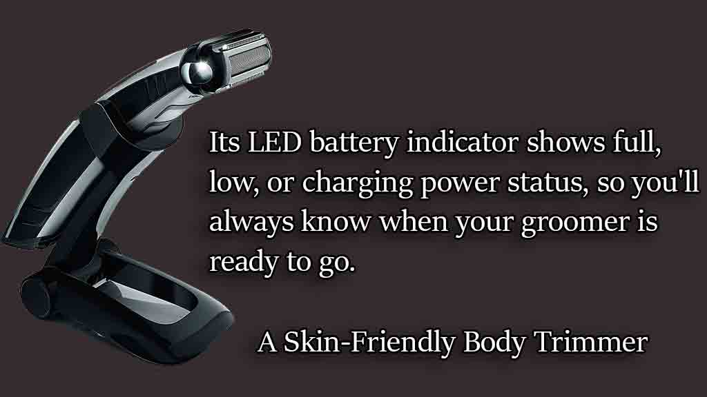 Skin-Friendly Body Trimmer Norelco 7100
