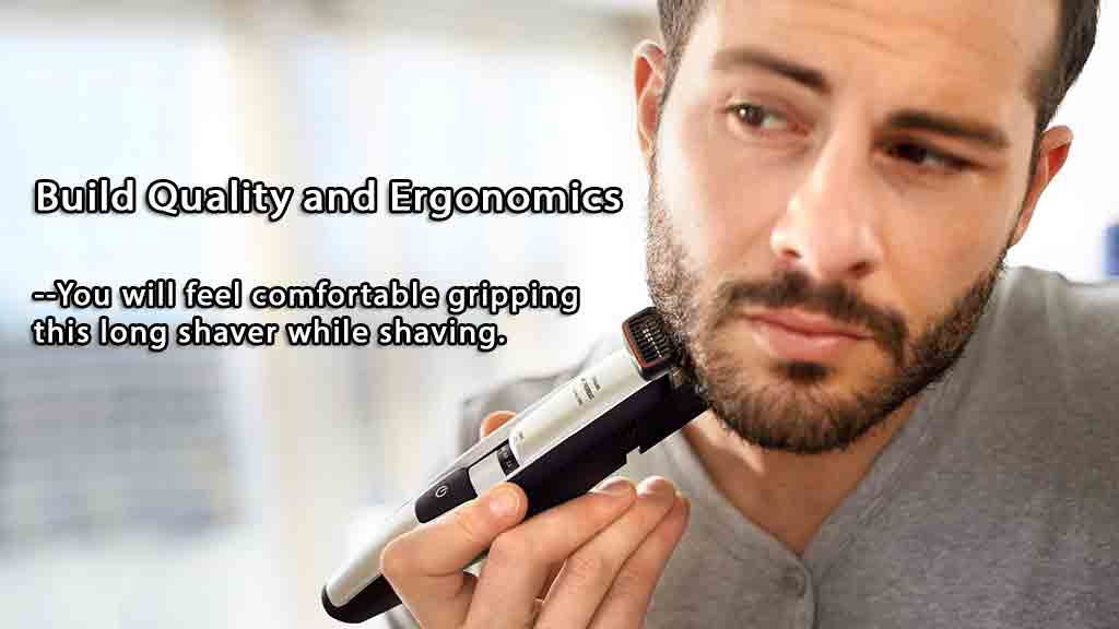 Philips Norelco 5100 trimmer, Build Quality
