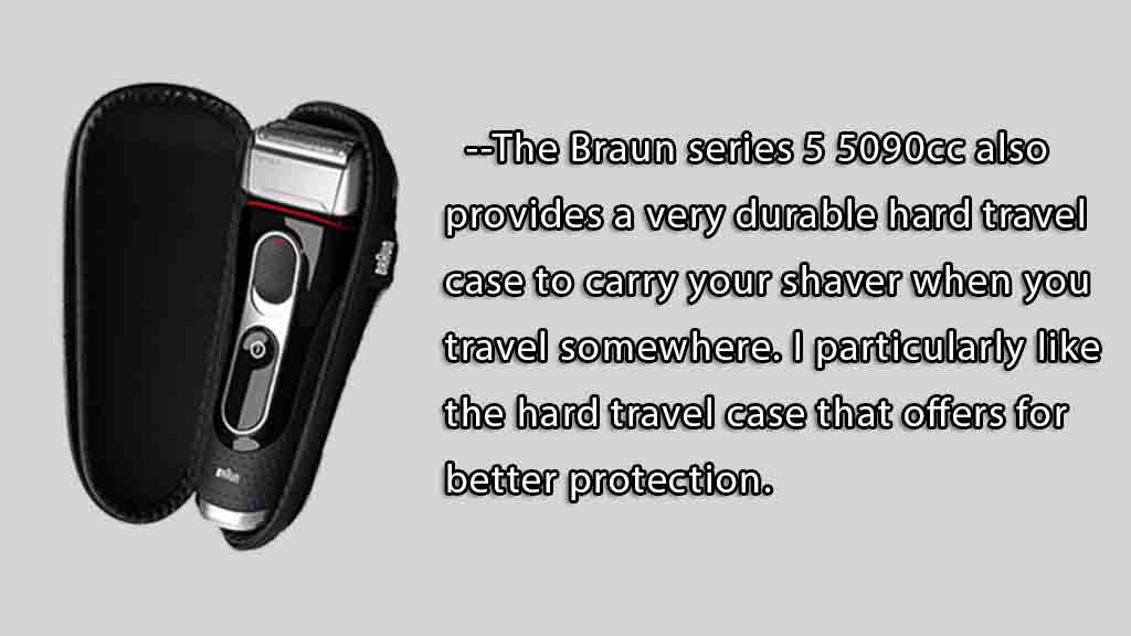The Travel Case of Braun Series 5 5190cc