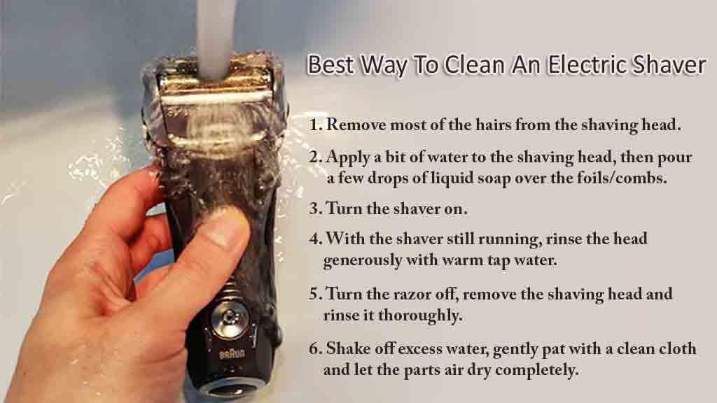 How To Clean An Electric Shaver The Right Way
