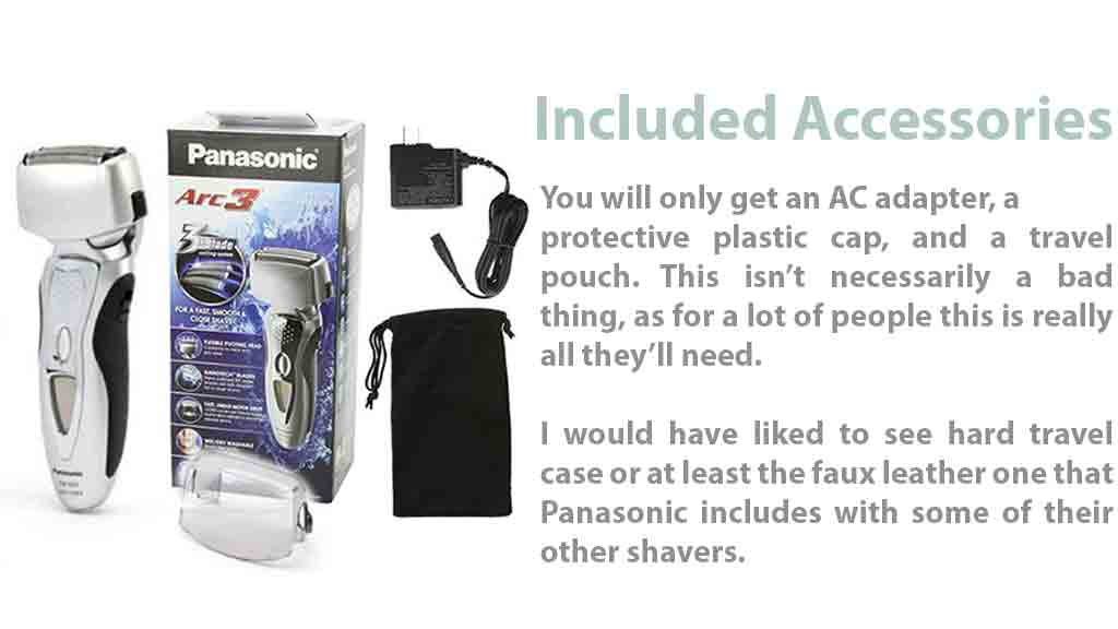 Panasonic ES8103S Arc 3 accessories