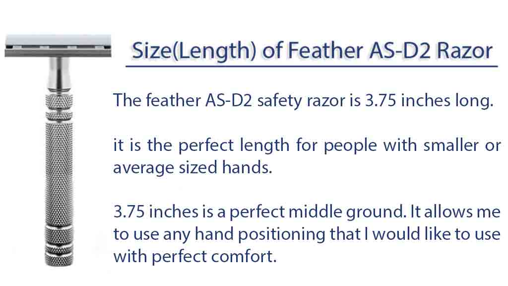 Size, Model AS-D2 Razor